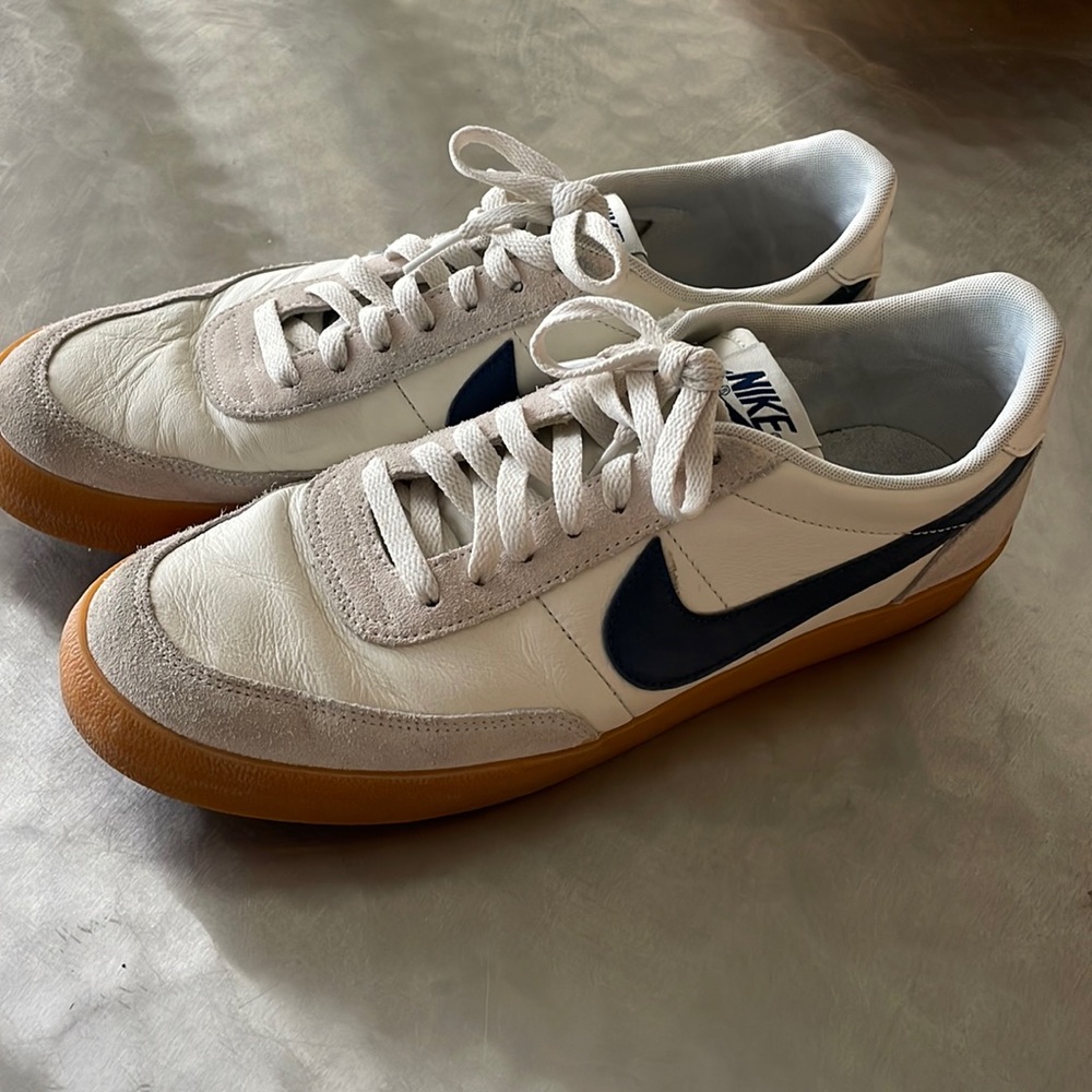 Men’s Nike Killshot 2 Sail/Gum Yellow/Midnight Navy Size 11